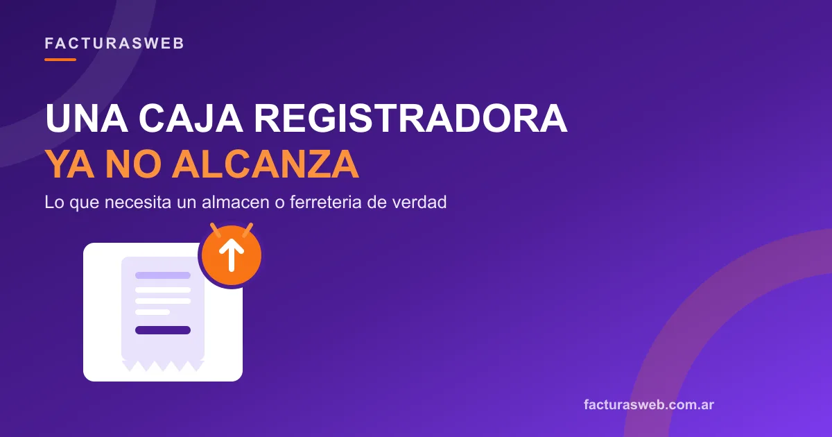 POS para almacenes y ferreterías: por qué una caja registradora ya no alcanza
